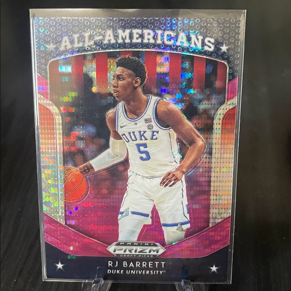 Panini Prizm All-Americans Card - Blue and White